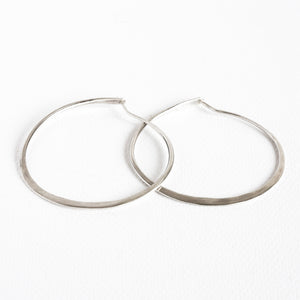 Large Silver hoops
