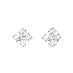 Santuari Cross Stud Earrings