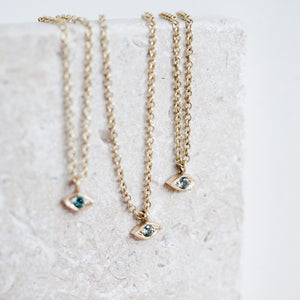 # Mythos sapphire eye pendant