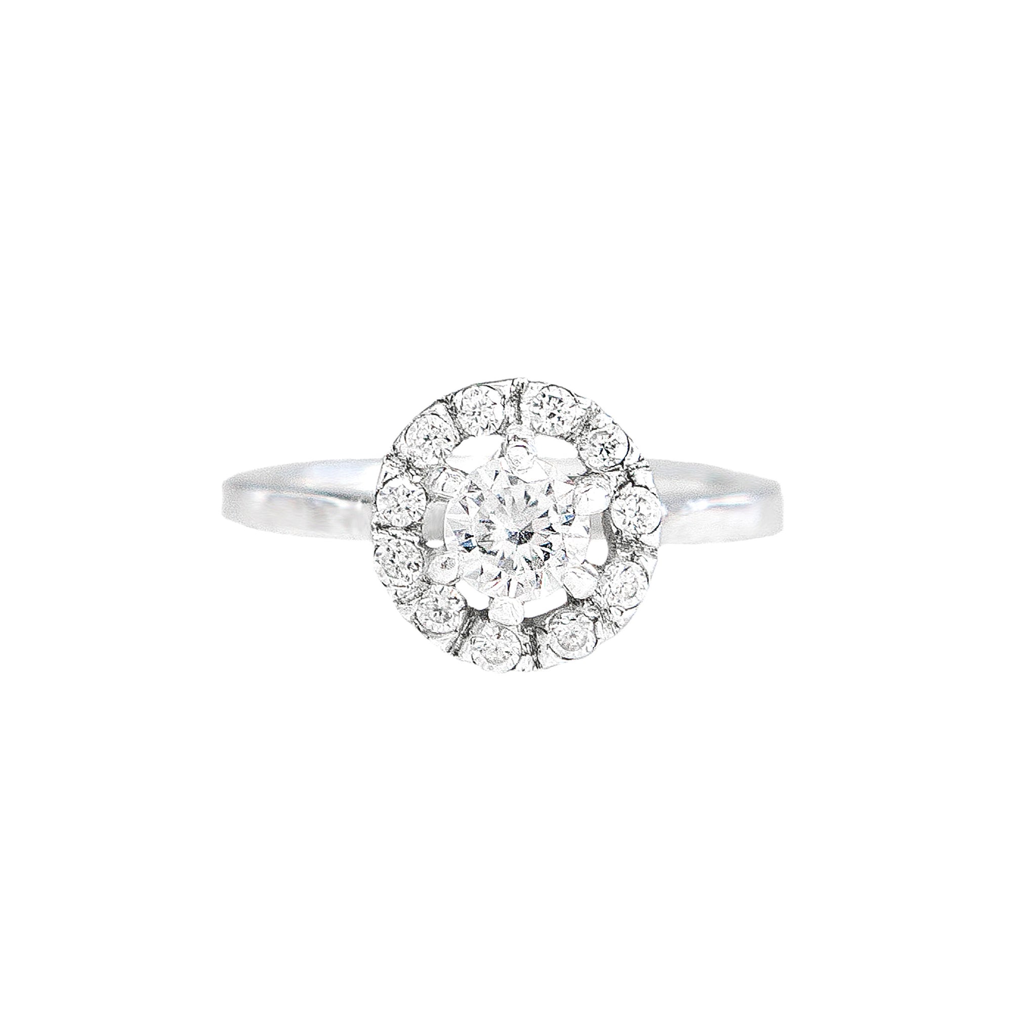 Colette Ethical Halo Engagement Ring