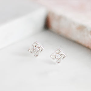 Santuari Cross Stud Earrings