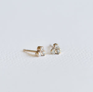 Box of Light Diamond Trio Stud Earrings