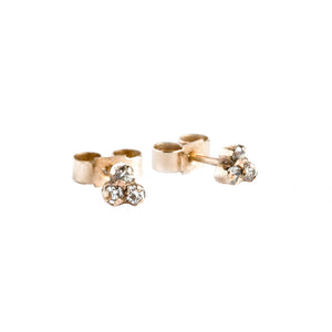 Box of Light Diamond Trio Stud Earrings