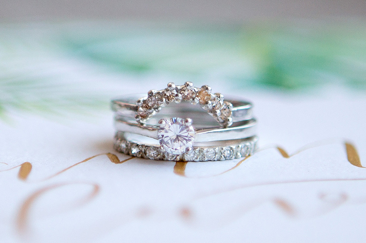 Engagement rings from Audrey Claude Jewellery