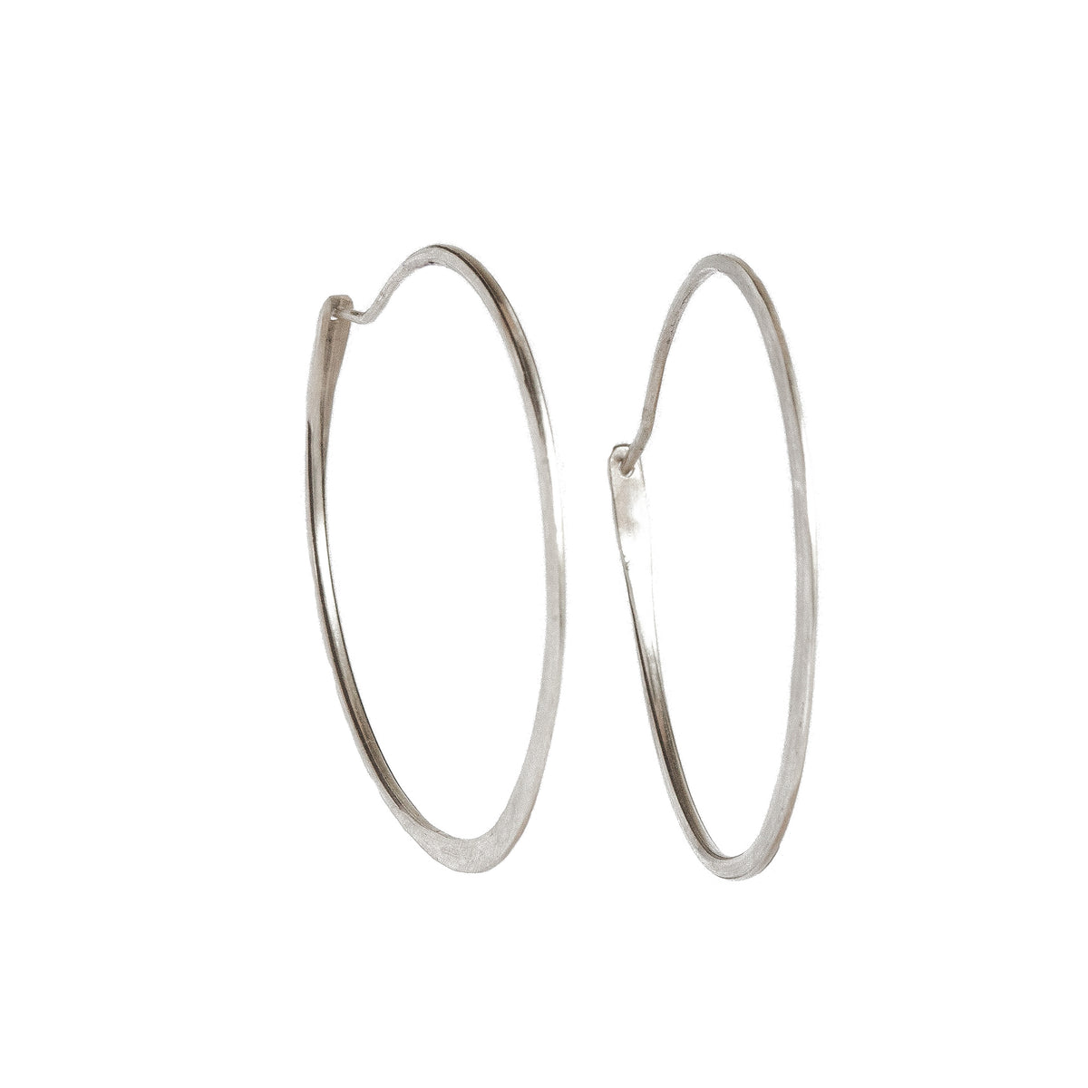 Large Silver hoops