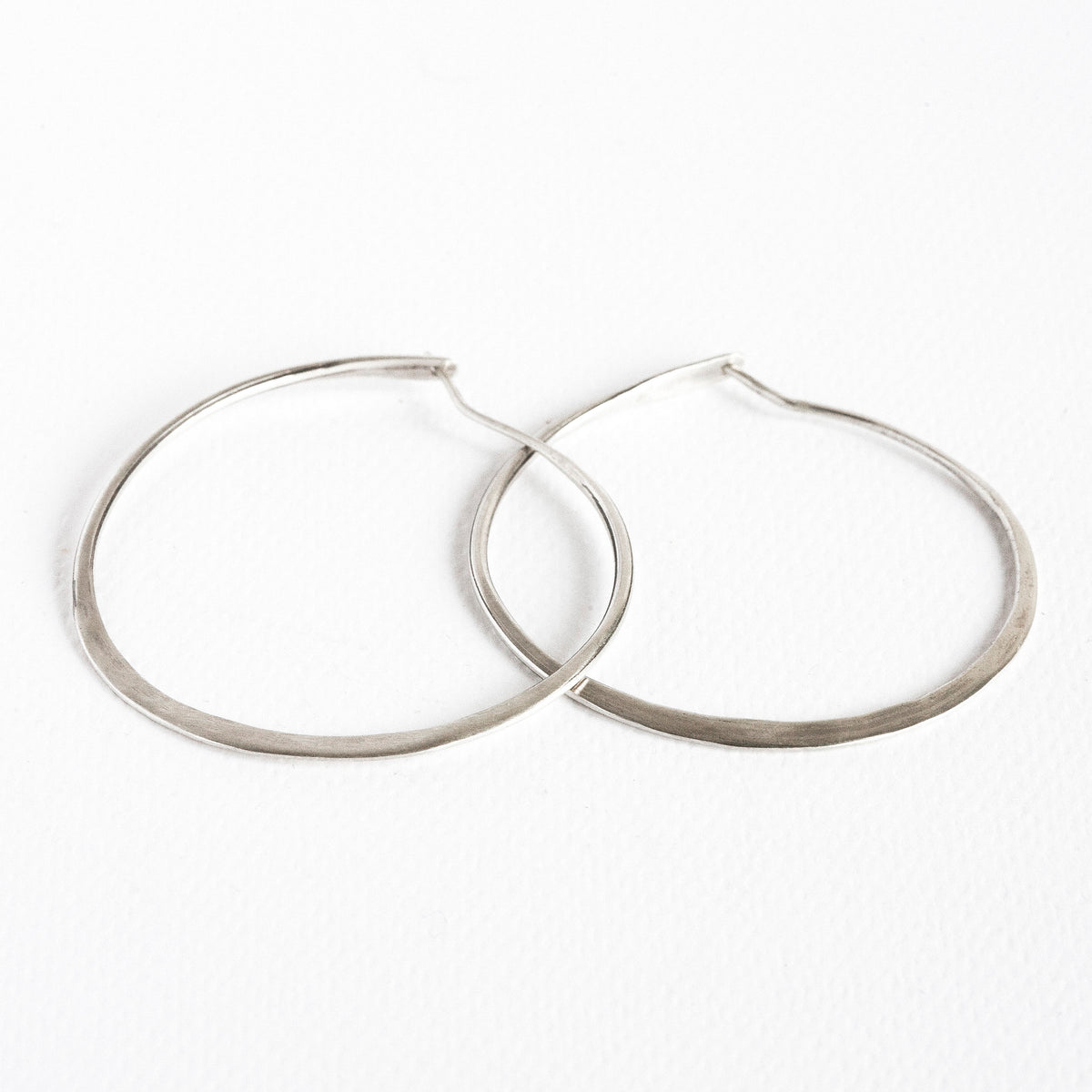 Large Silver hoops