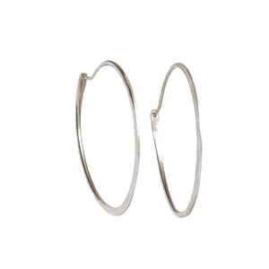 Large Silver hoops