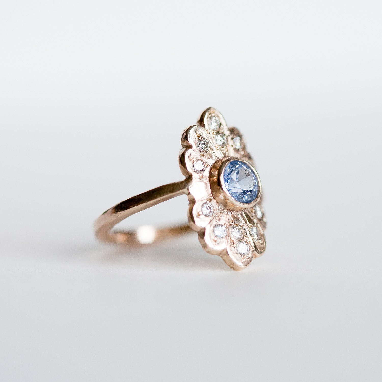 Sapphire Flare ring