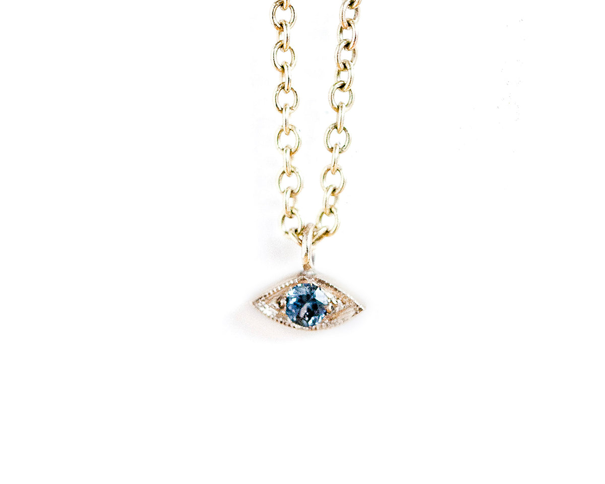 Mythos sapphire eye pendant