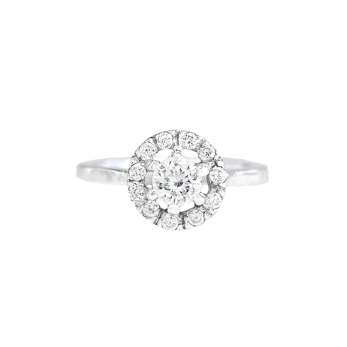 Colette Ethical Halo Engagement Ring