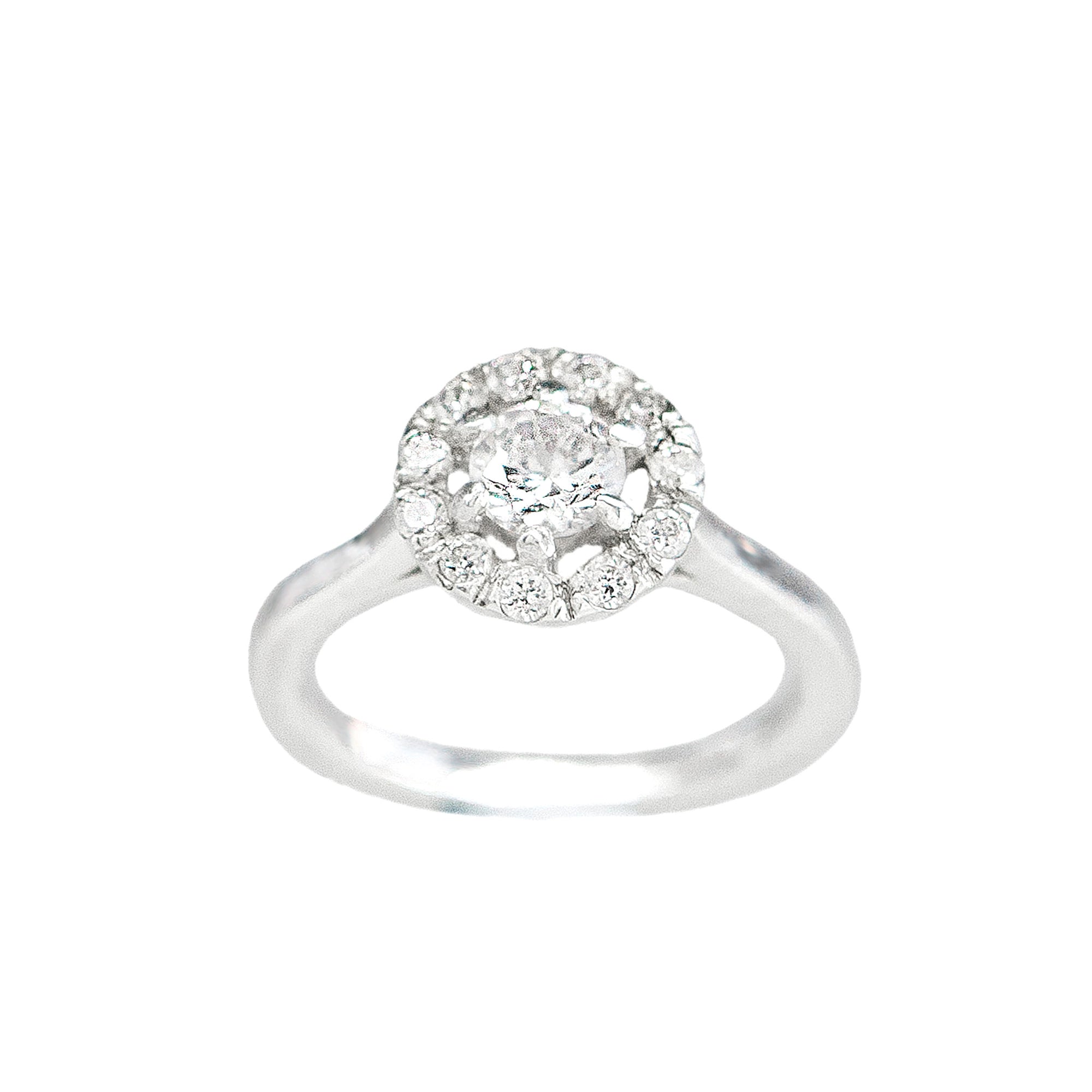 Colette Ethical Halo Engagement Ring