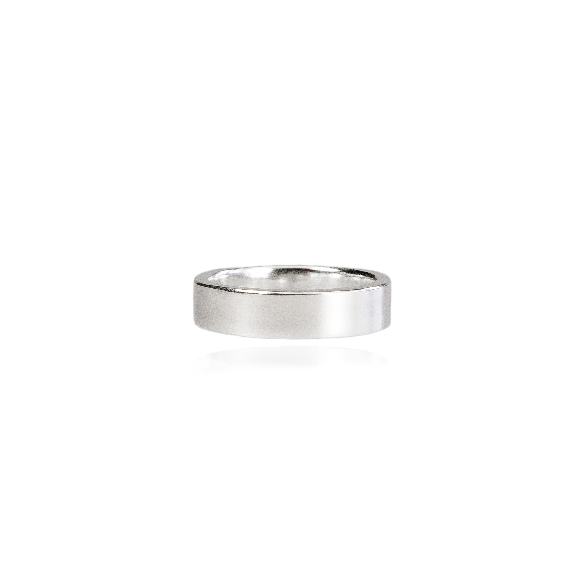 5mm Flat Wedding Ring in 18ct Gold