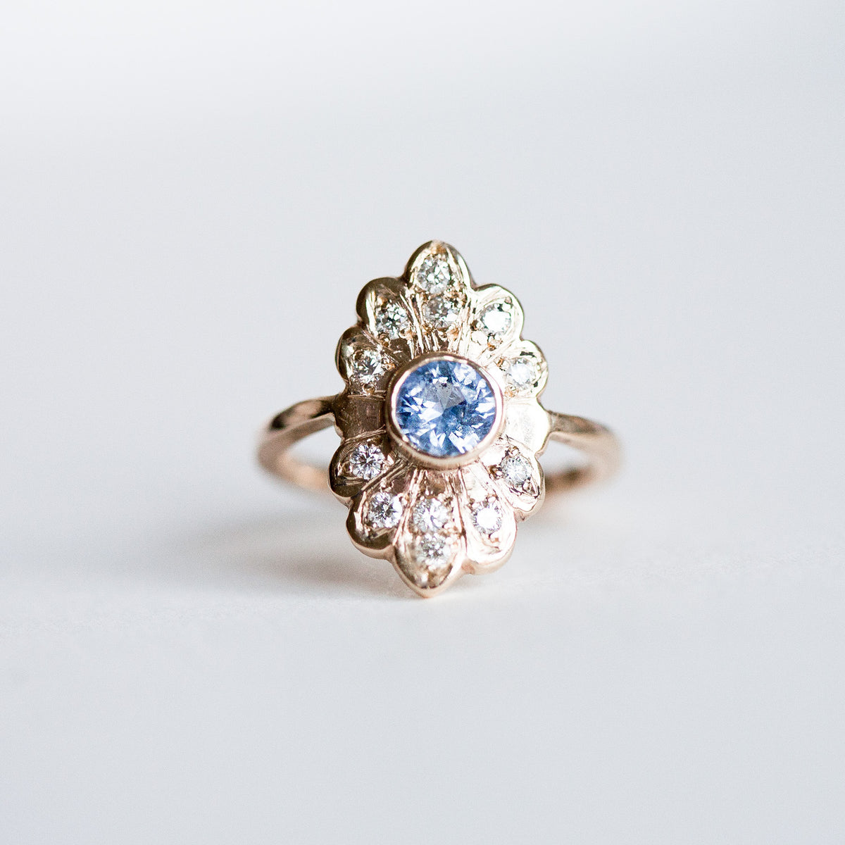 Sapphire Flare ring