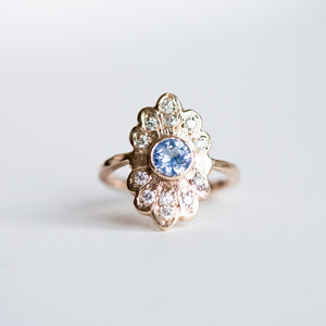 Sapphire Flare ring