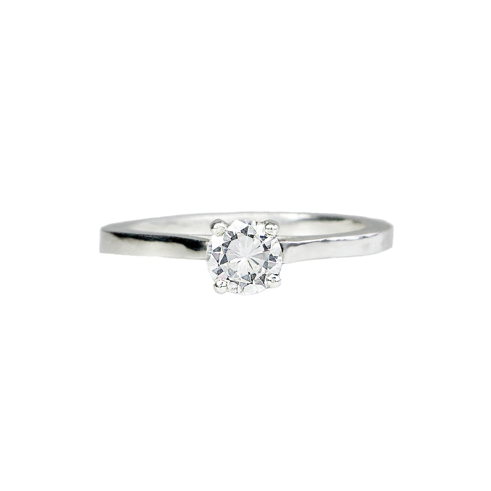 Rose Solitaire Ethical Engagement Ring