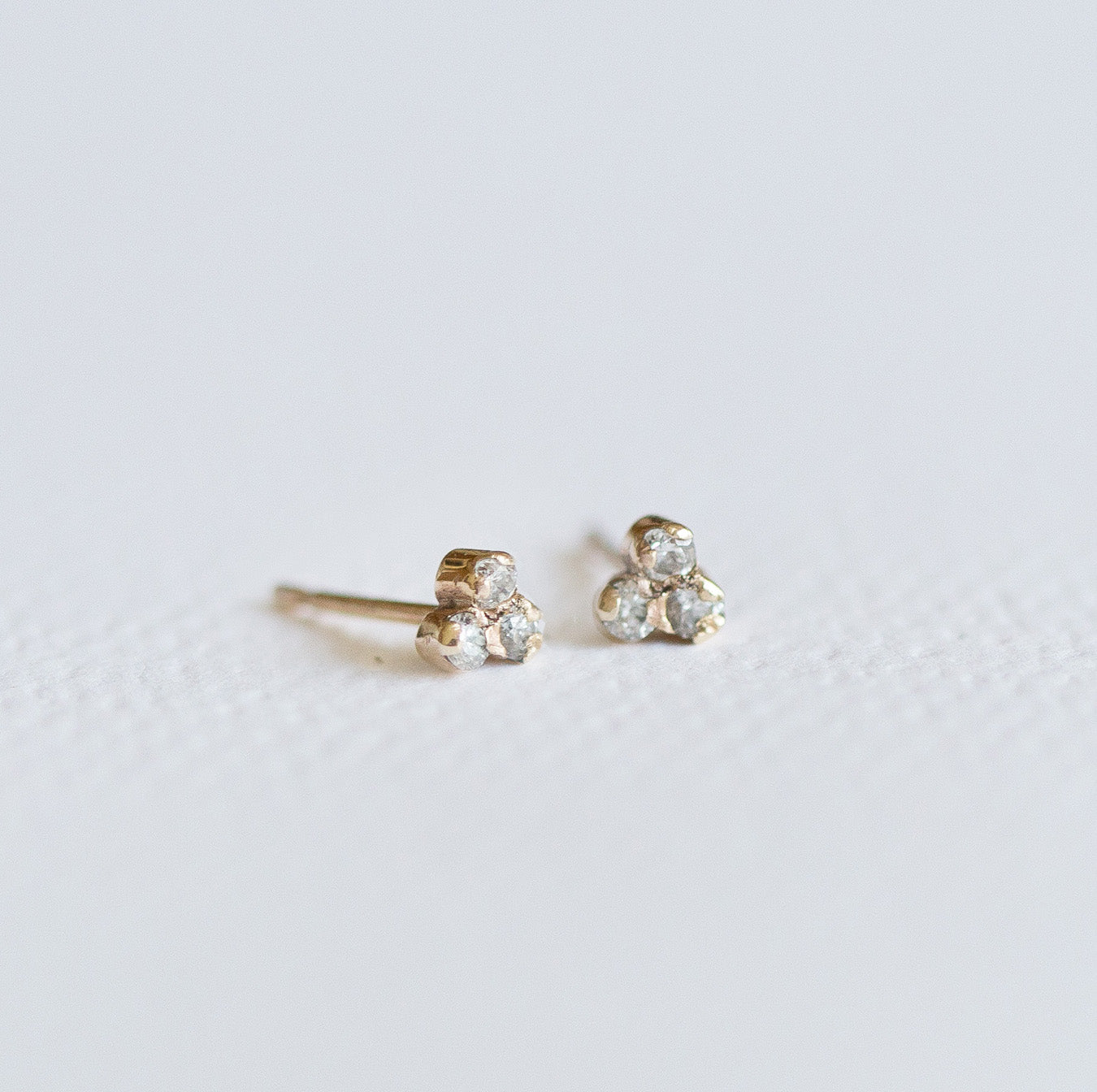 Box of Light Diamond Trio Stud Earrings