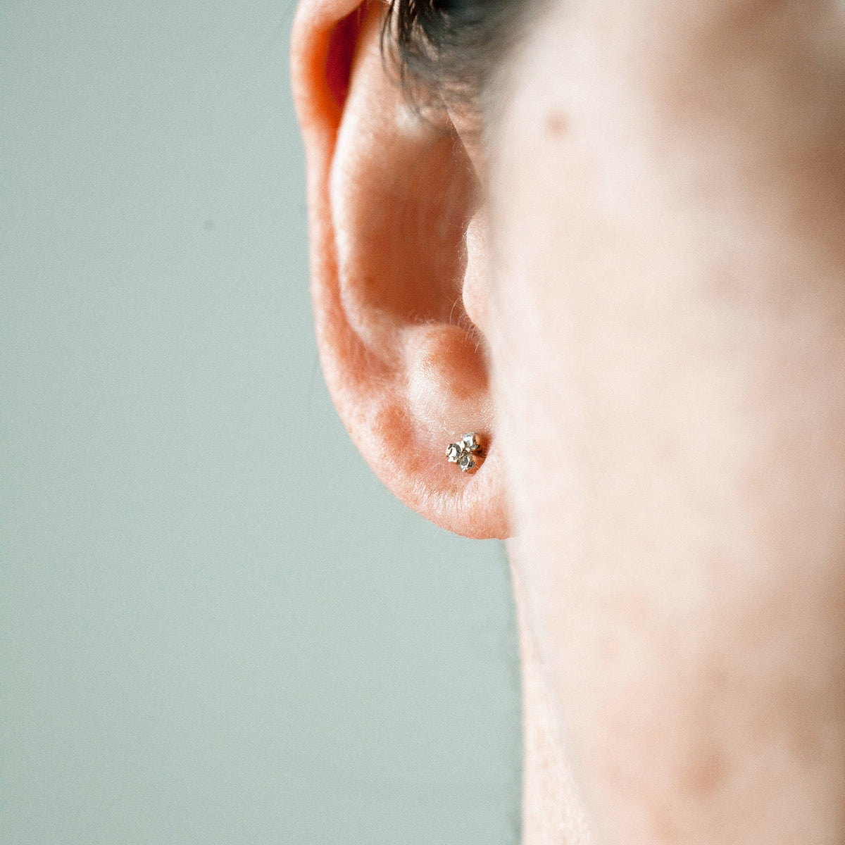 Box of Light Diamond Trio Stud Earrings