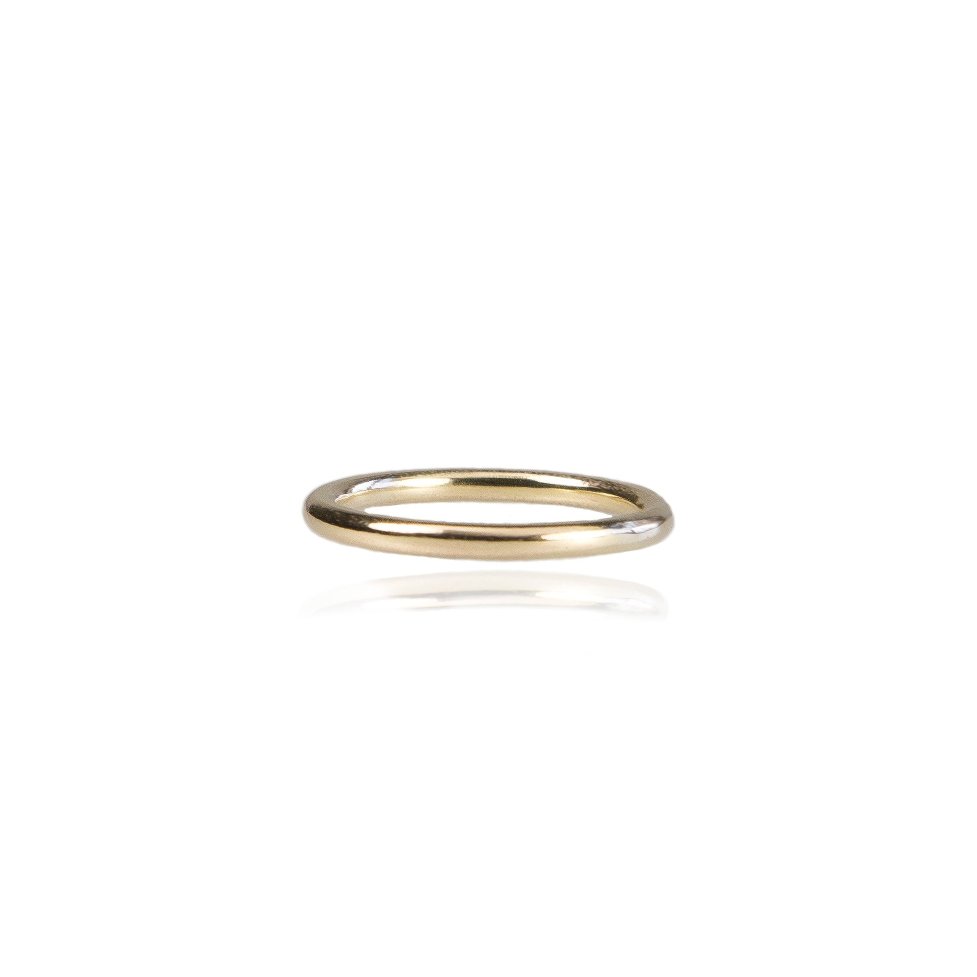 2mm Halo Wedding Ring - 18ct Yellow Gold